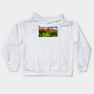 Wild Meadow by the Lake. Shoreline Park 2011 Kids Hoodie